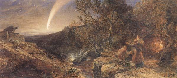 Samuel Palmer The Comet of 1858,as Seen from the Heights of Dartmoor